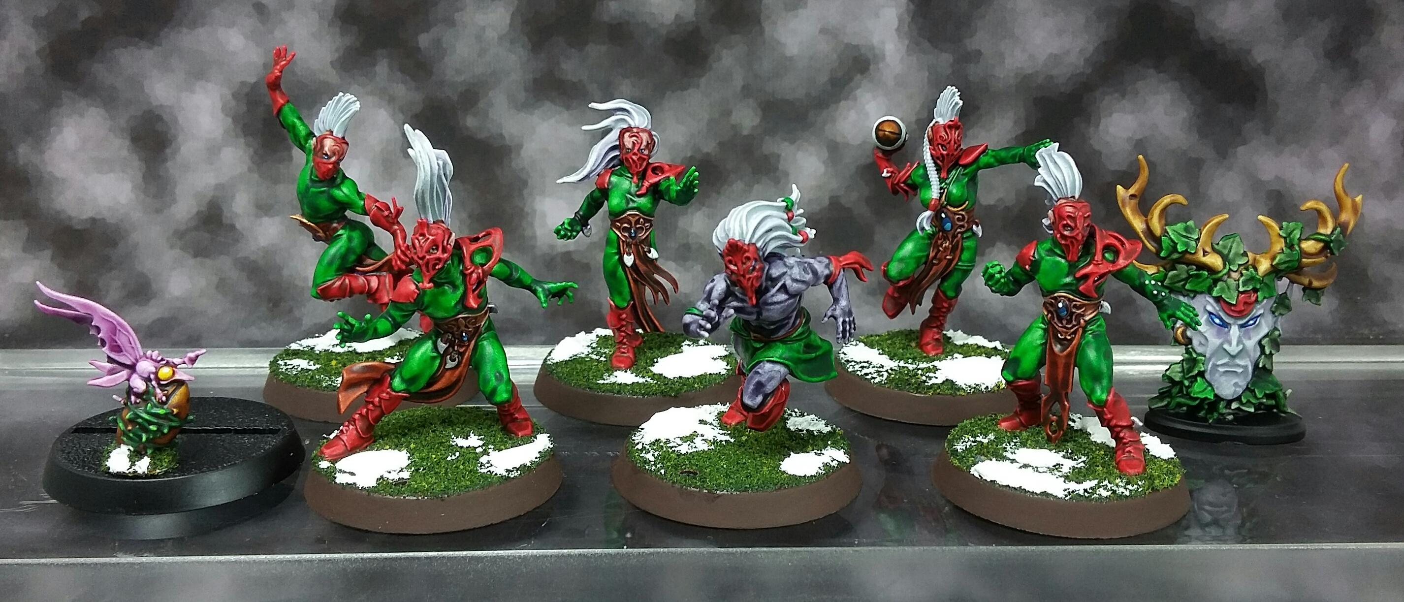 Blitz Bowl, Blood Bowl, Wood Elves The Wynterstag Kringles, Blitz